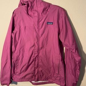 Patagonia Women’s Rain Jacket, Medium, Pink